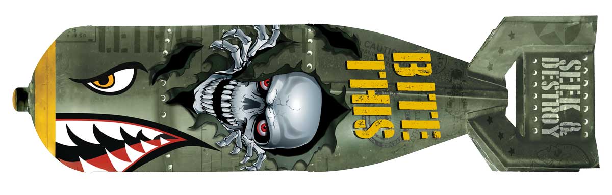 BD95006 - RIP SKULL ARMY GREEN