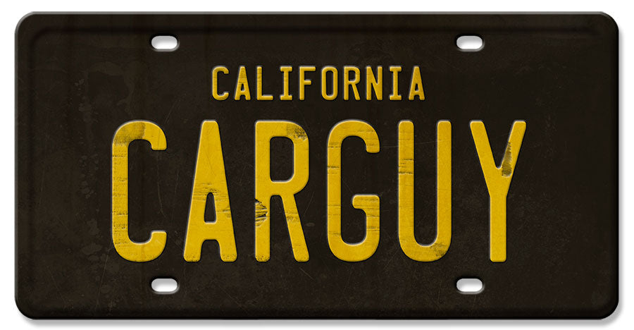 GD251 - CARGUY CALIFORNIA VINTAGE LICENSE PLATE