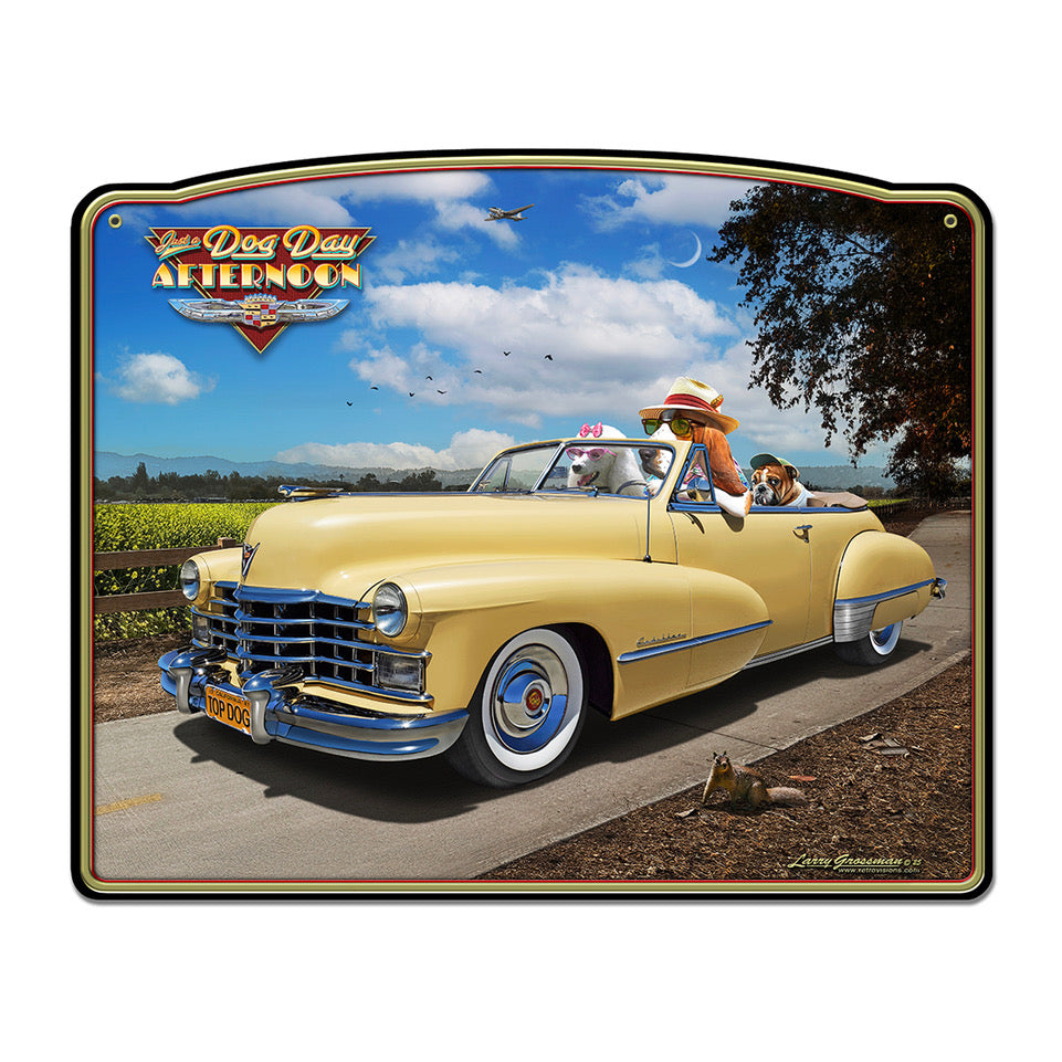 LGC814 - It's A Dog Day Afternoon Available In Three Sizes by artist Larry Grossman