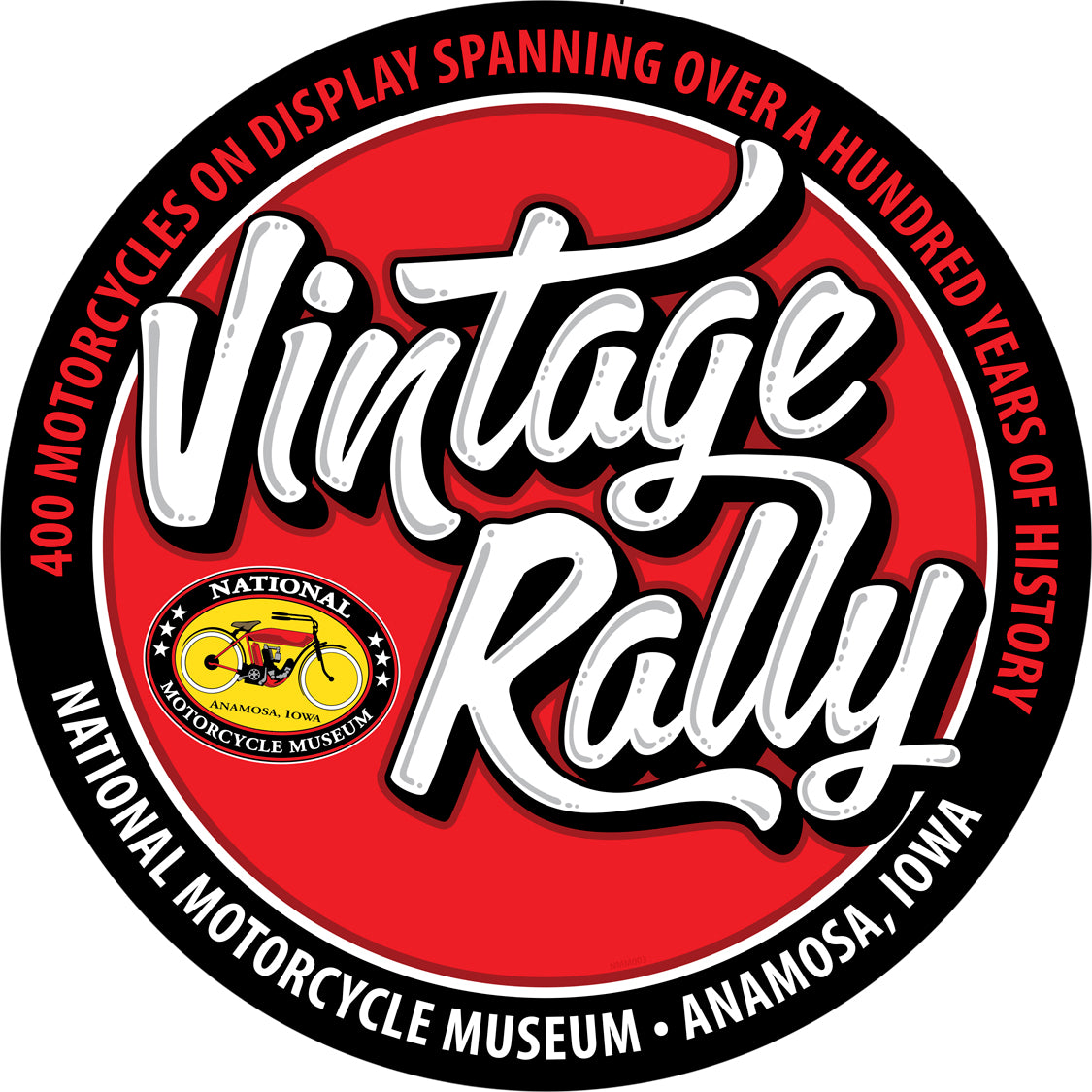 Vinage Rally Sign 14"x14" NMM003