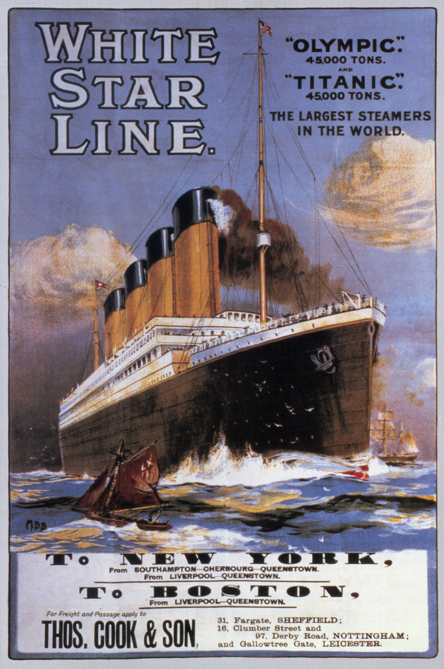 PTSB265 - Titanic Vintage Sign