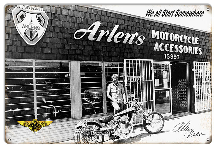 ARLEN NESS Motorcycle METAL SIGN RG6846