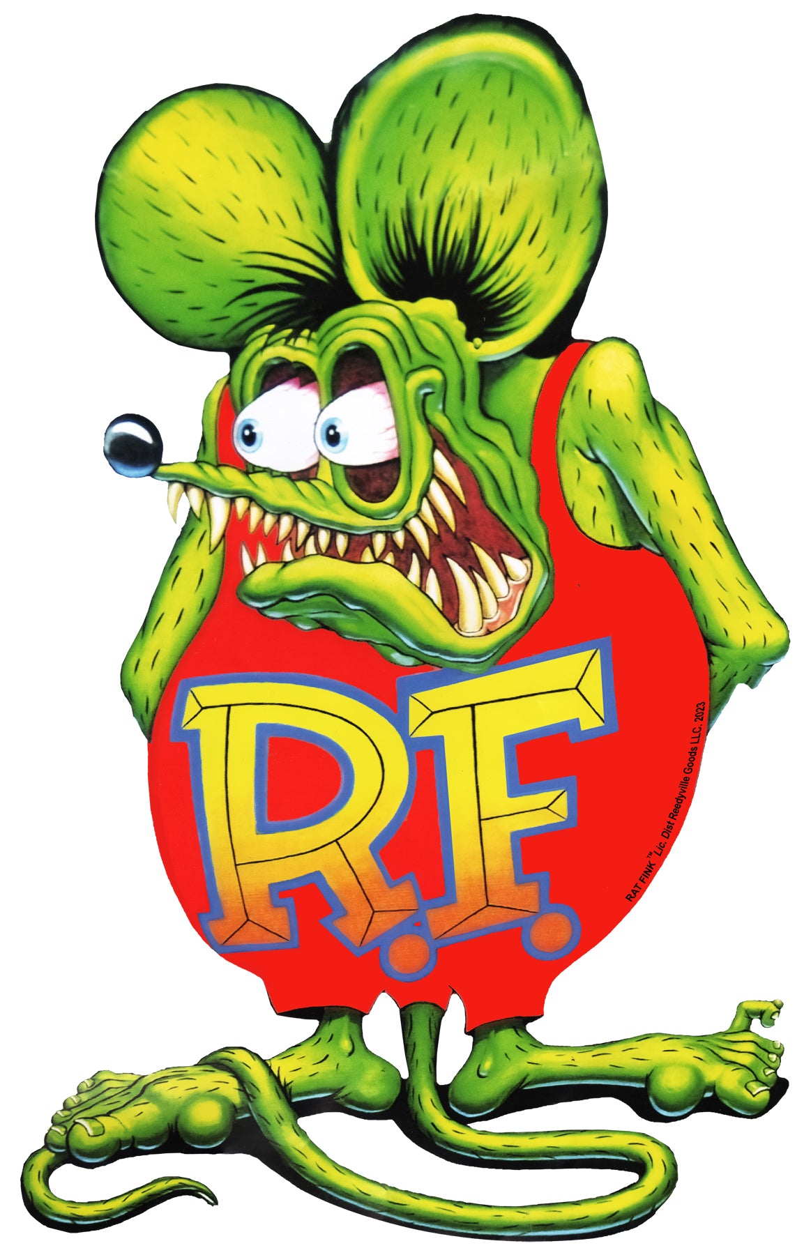 Rat Fink Cut Out Metal Sign By Ed Big Daddy Roth 47x30 RVG4965S47