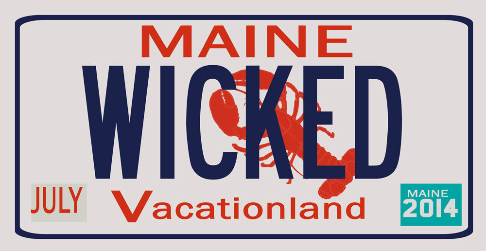 THC171 Wicked Main License Plate