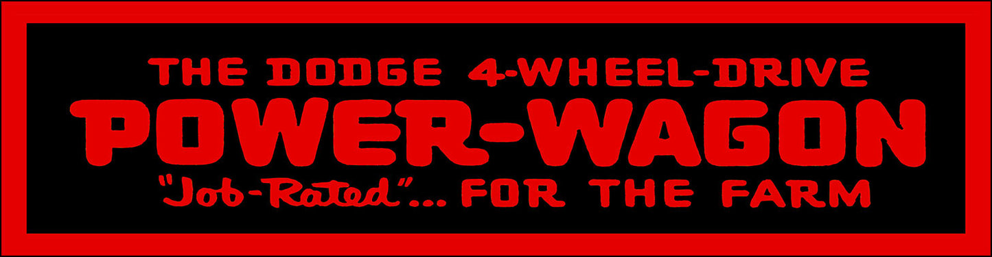 AMI233 - DODGE POWER WAGON