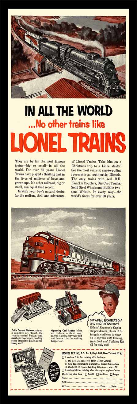 AMI367 - RICK LIONEL TRAINS - PLASMA