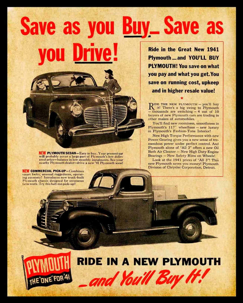 AMI488 - 1941 PLYMOUTH TRUCK - PLASMA