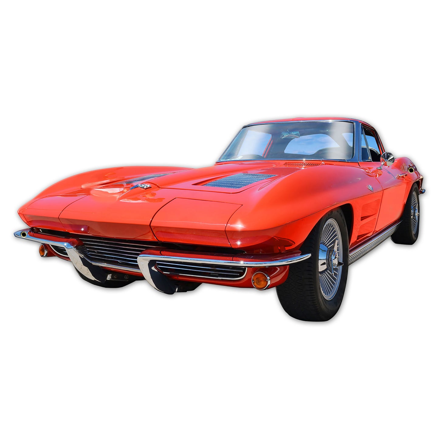 64 Stingray Cutout Metal Sign 24in X 12in - PLASMA