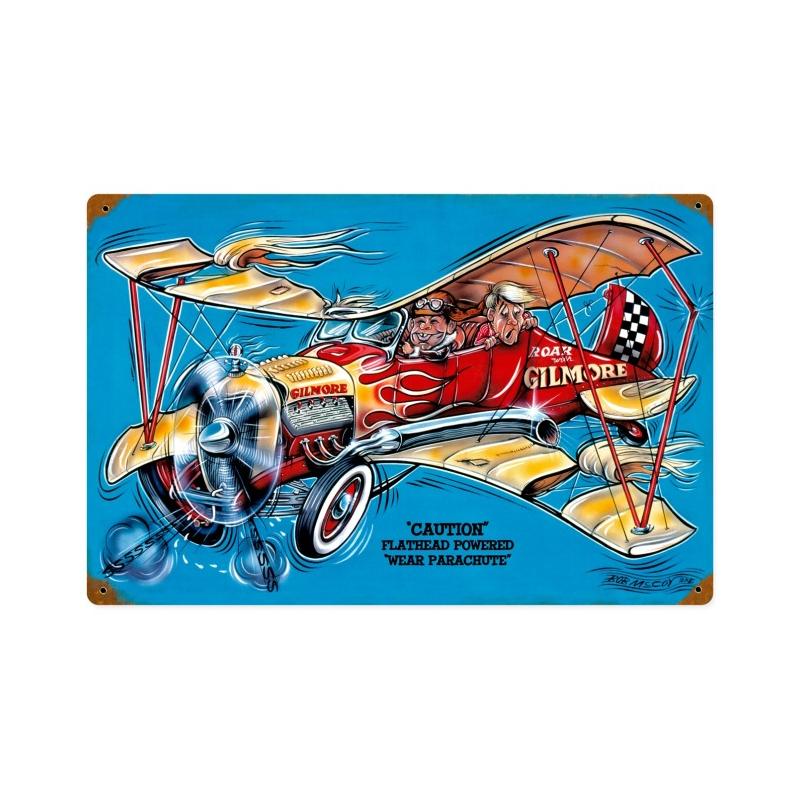 Gilmore Airplane Vintage Sign