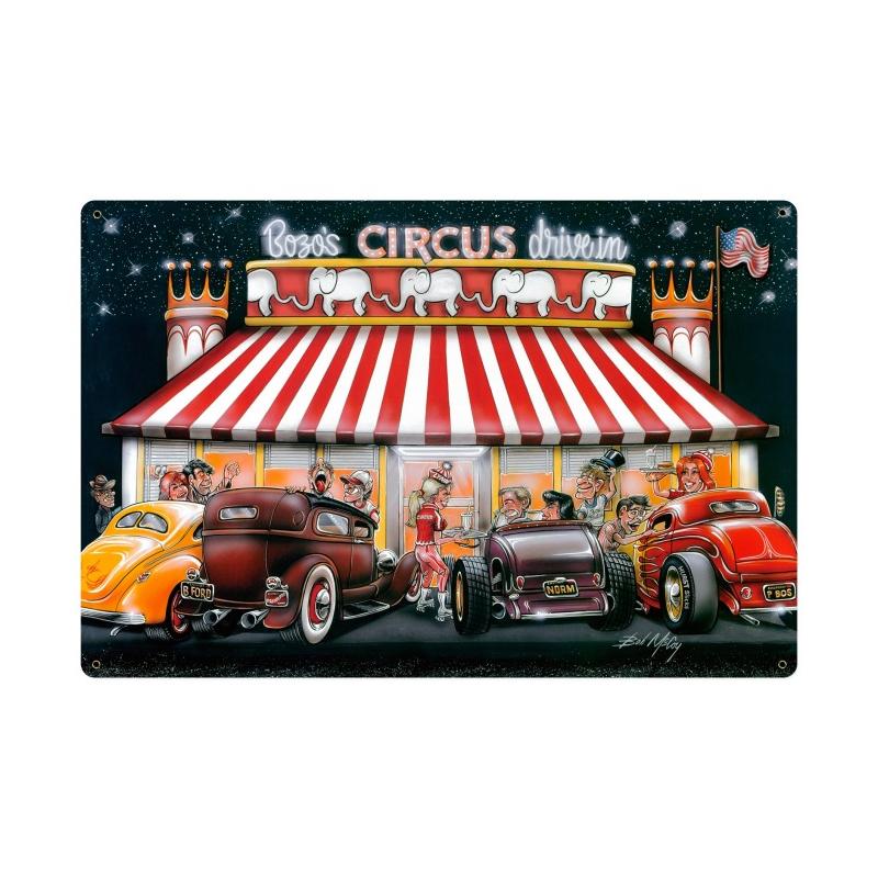 Circus Drive In Vintage Sign
