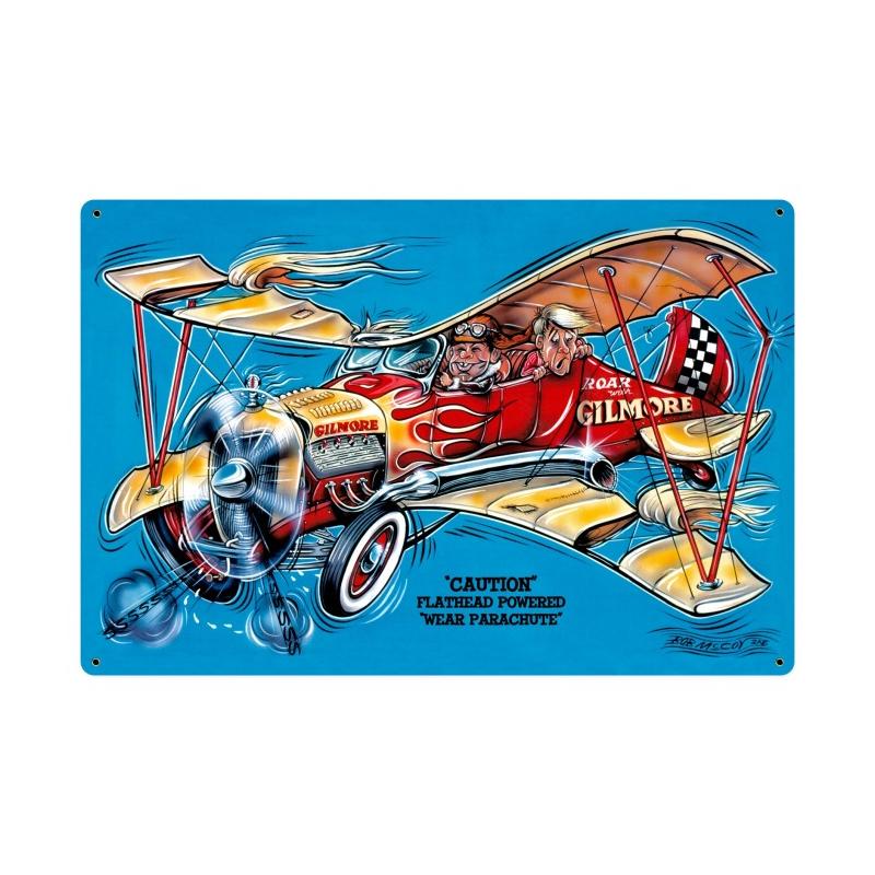 Gilmore Airplane Vintage Sign