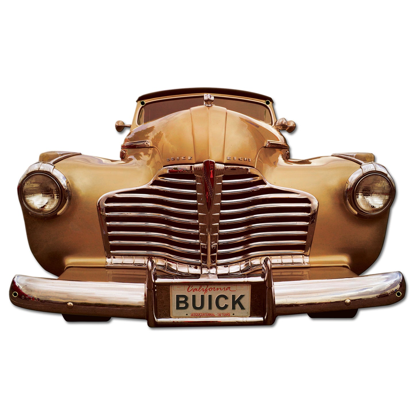Buick Cut out Metal Sign 24in X 15in - PLASMA