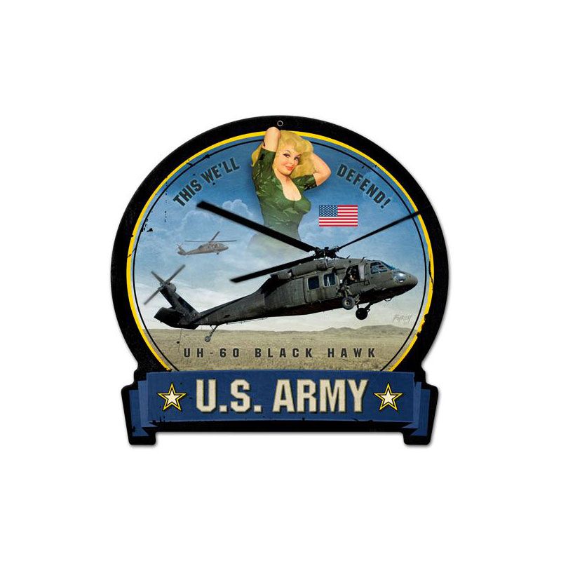 Army Blackhawk Vintage Sign - PLASMA