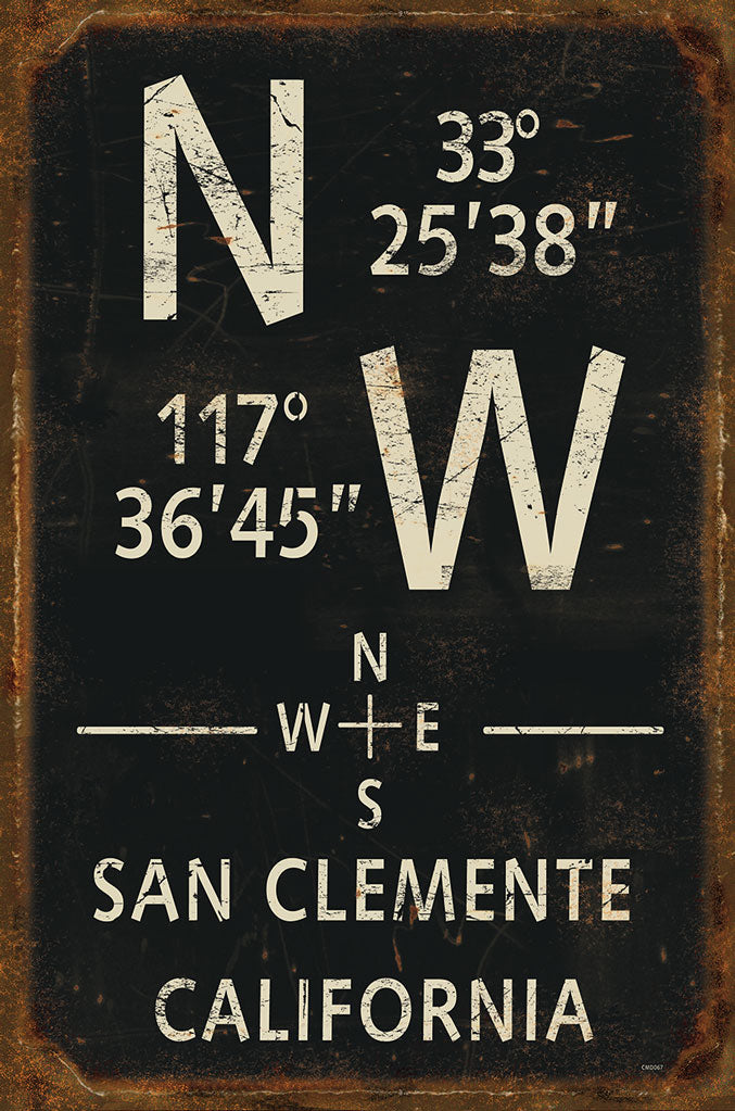 CMD067 - SAN CLEMENTE STAKED COORDINATES