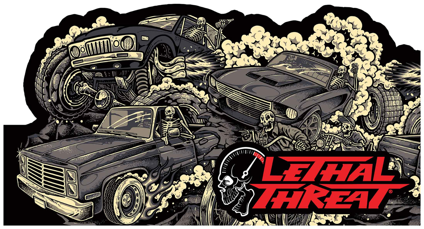 LETH286 - LETHAL THREAT SIGN LEFT SIDE - PLASMA