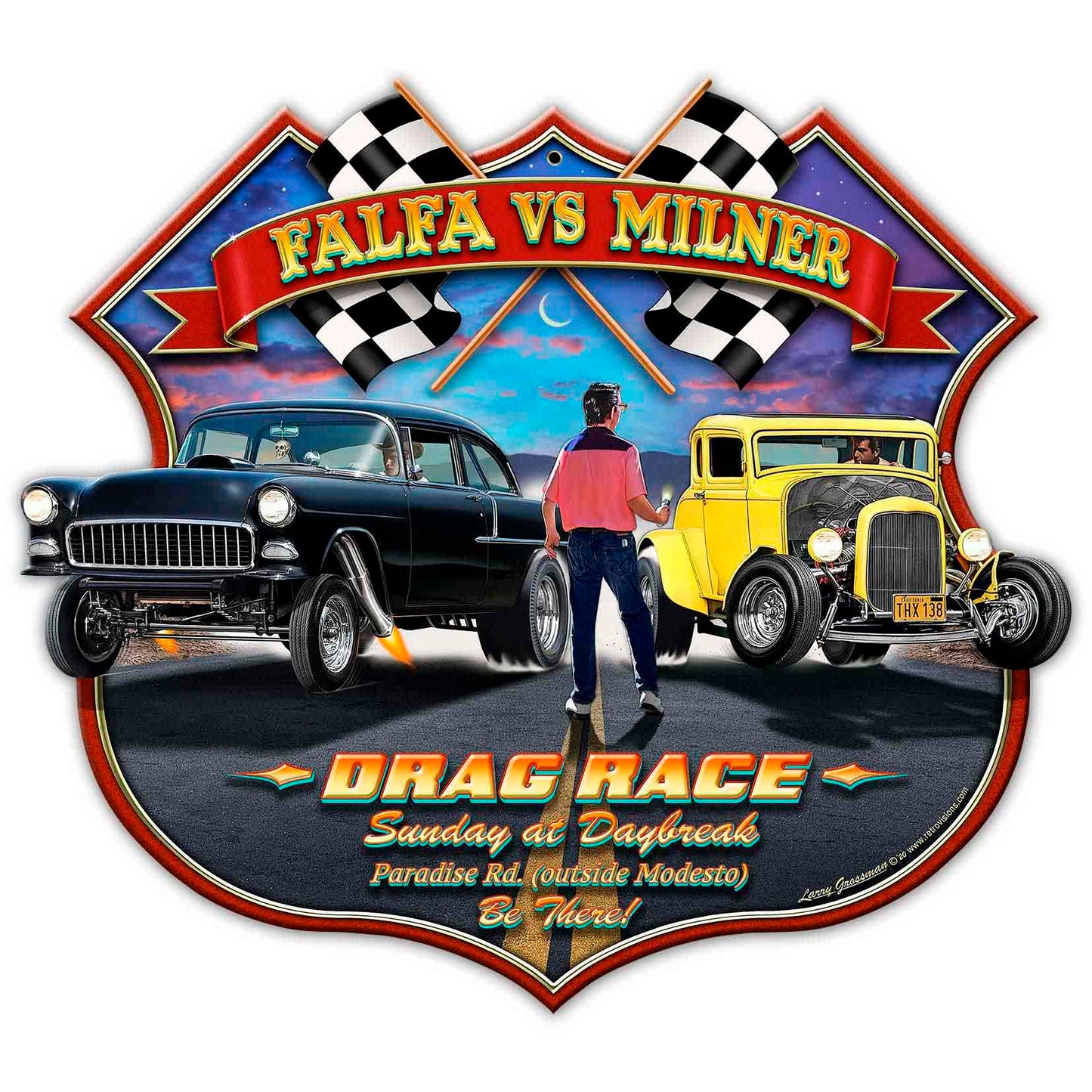 LGC531 - 50s FORD TRUCK HOOD EMBLEM