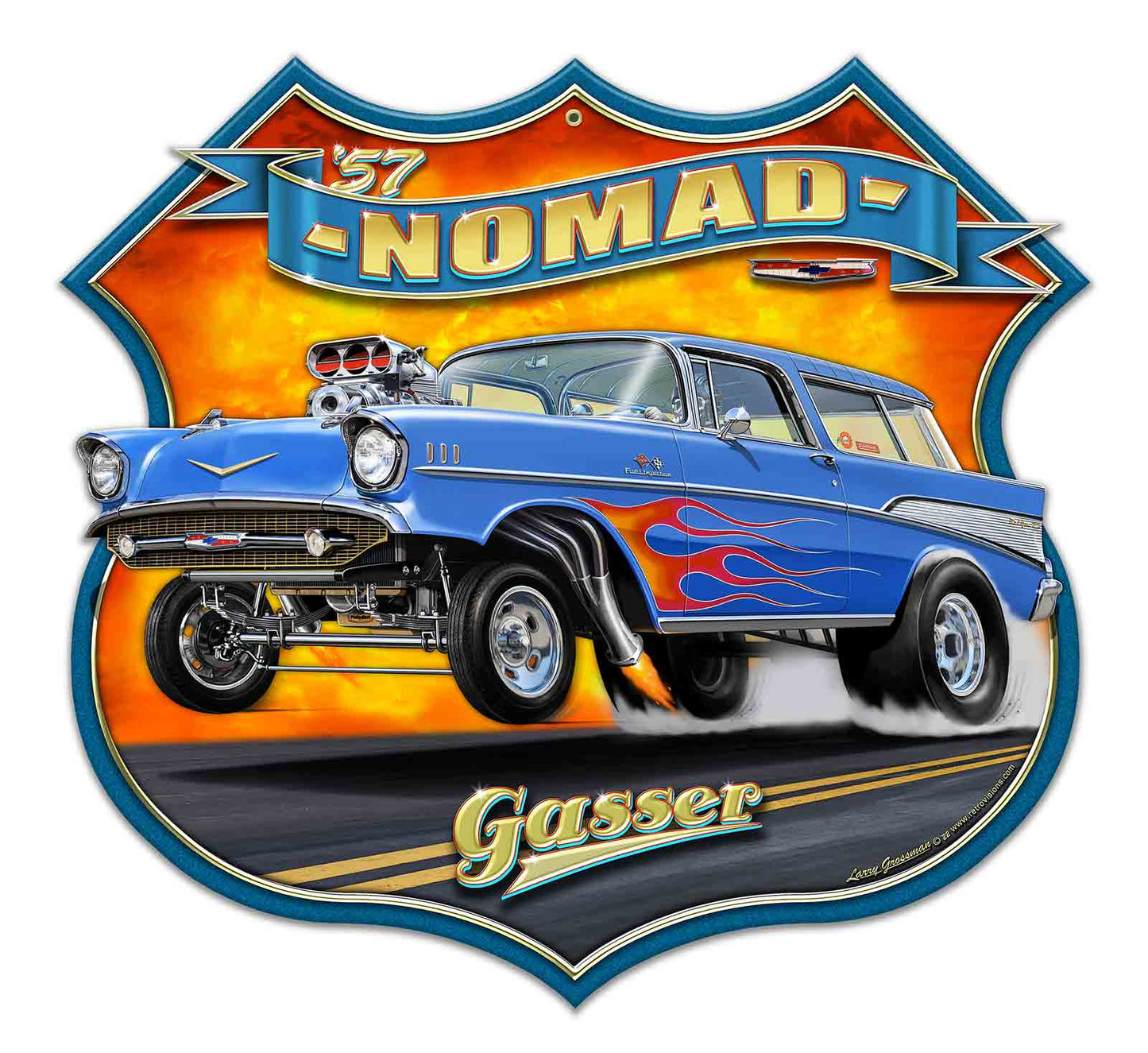 LGC560 - 1957 Nomad Gasser Shield