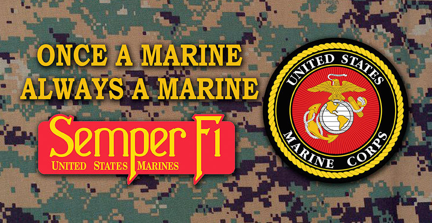 MAR020 - ONCE A MARINE SEMPER FI