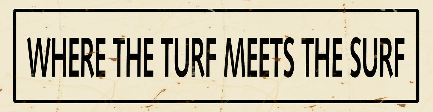 PNG812 - WHERE THE TURF MEETS SURF BLK/CRM