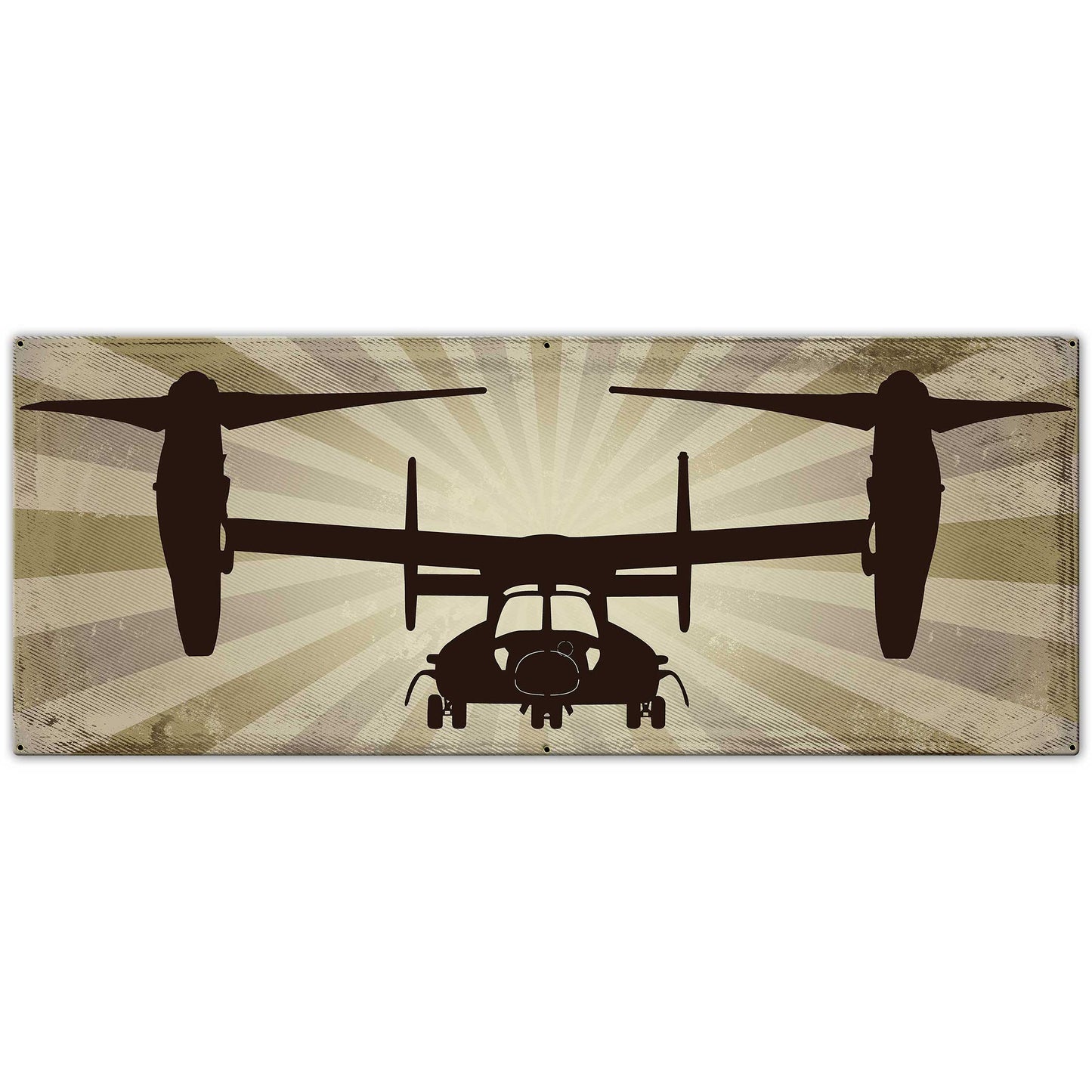V-22 Osprey Metal Sign 48in X 20in - PLASMA