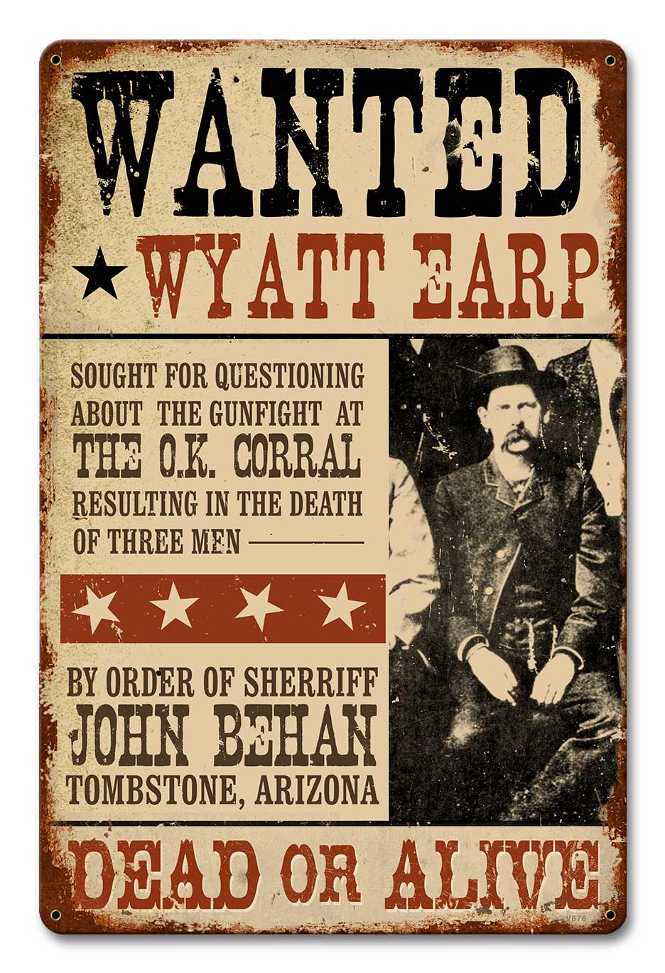 PTSB689 - Wanted Wyatt Earp