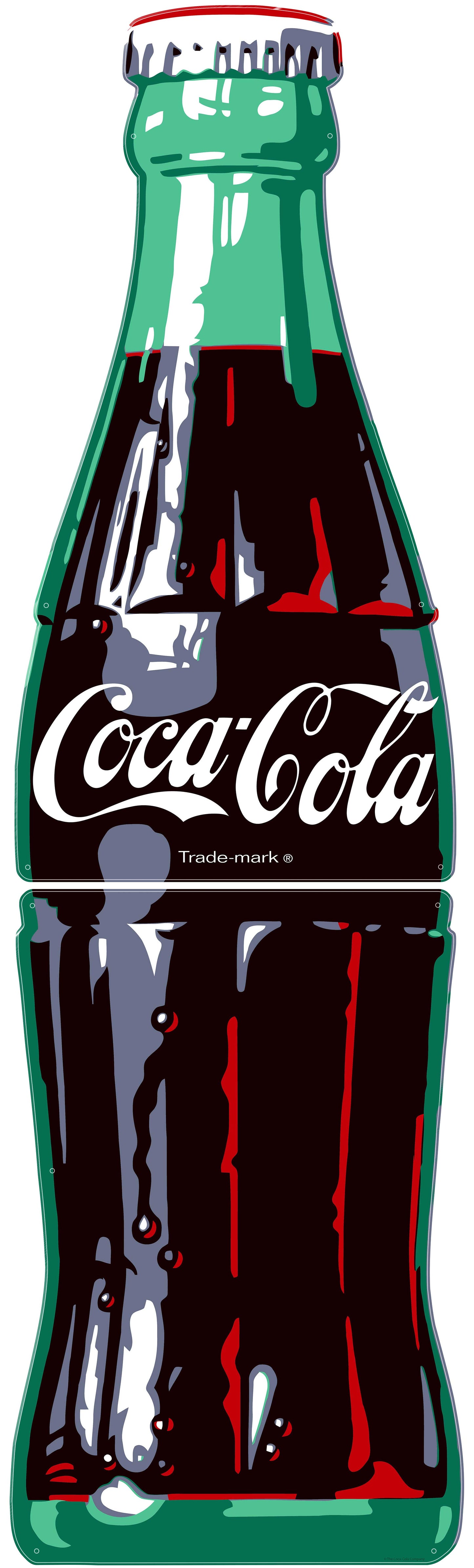 RPC2065 - 162369 COKE BOTTLE 60S 2 PCS