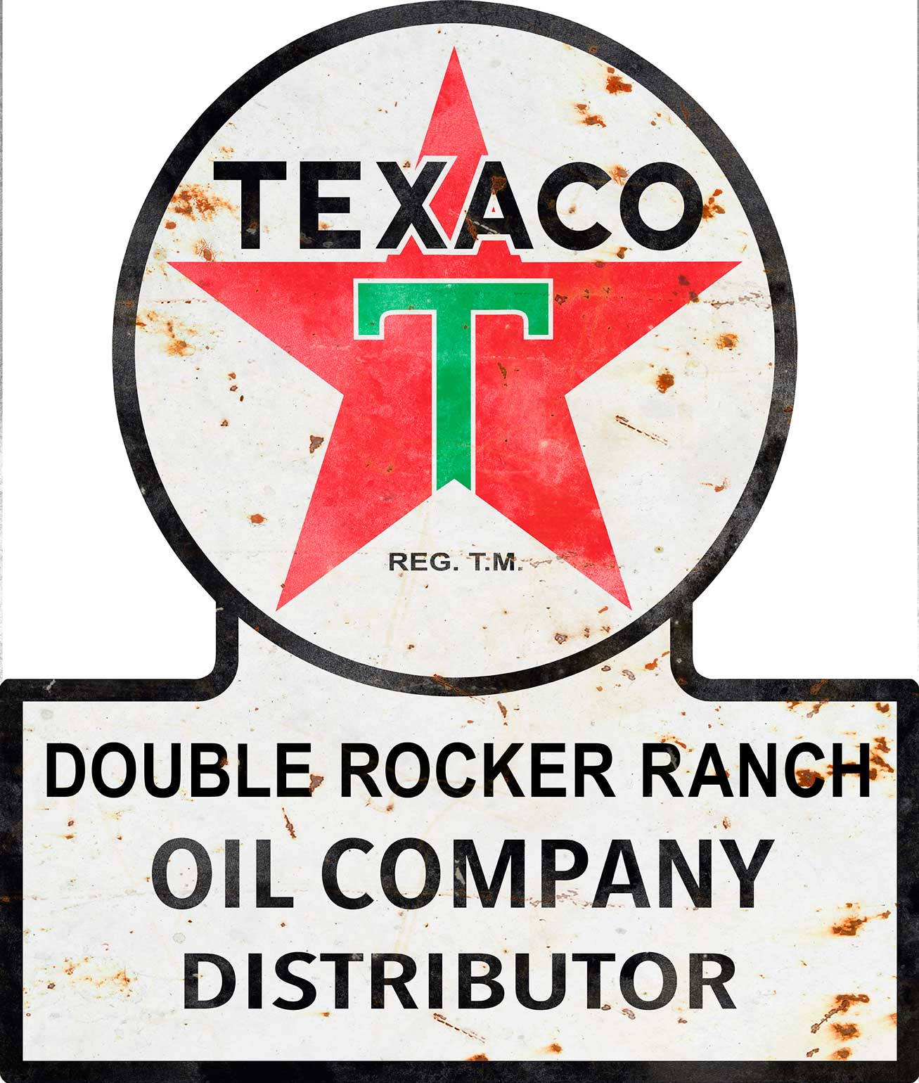 RR772 - TEXACO DISTRIBUTOR - Personalized - PLASMA