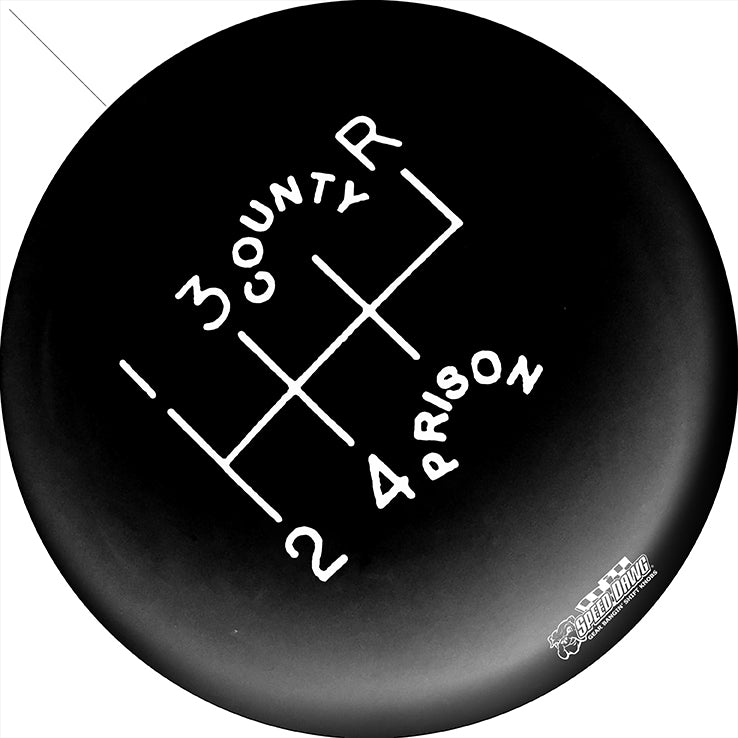 SDSK006 - SHIFT KNOB 6 SPEED BLACK - PLASMA