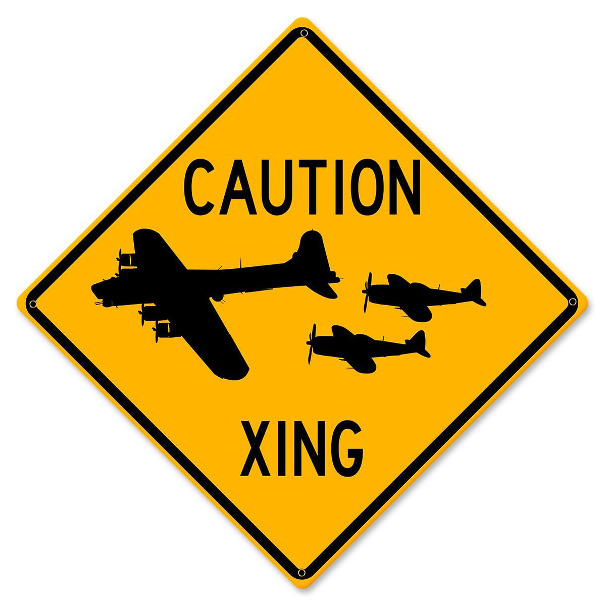 SPTY059 - CAUTION PLANE CROSSING
