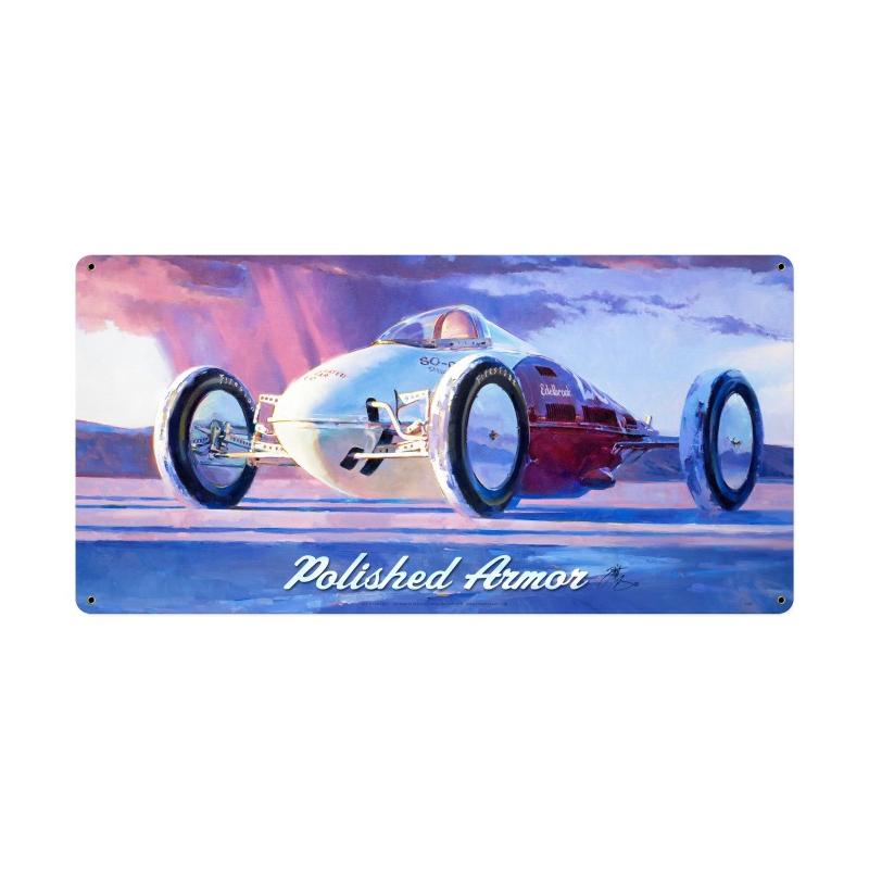 Polished Armor Vintage Sign