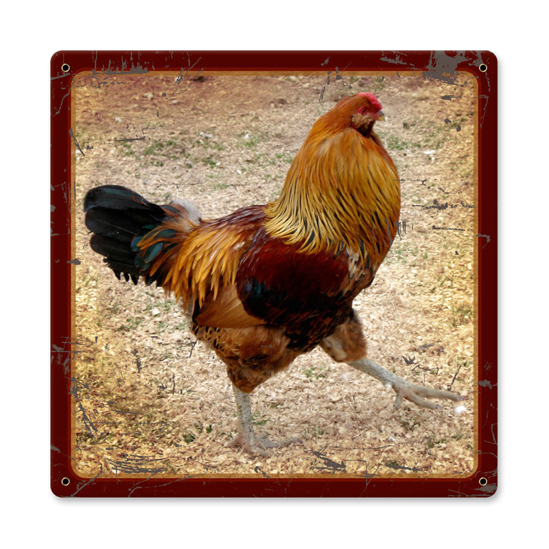 Rooster Vintage Sign