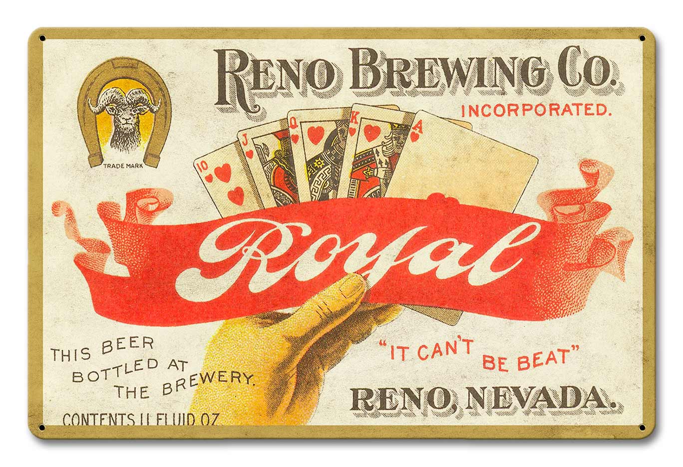 Reno Brewing Co Royal Beer