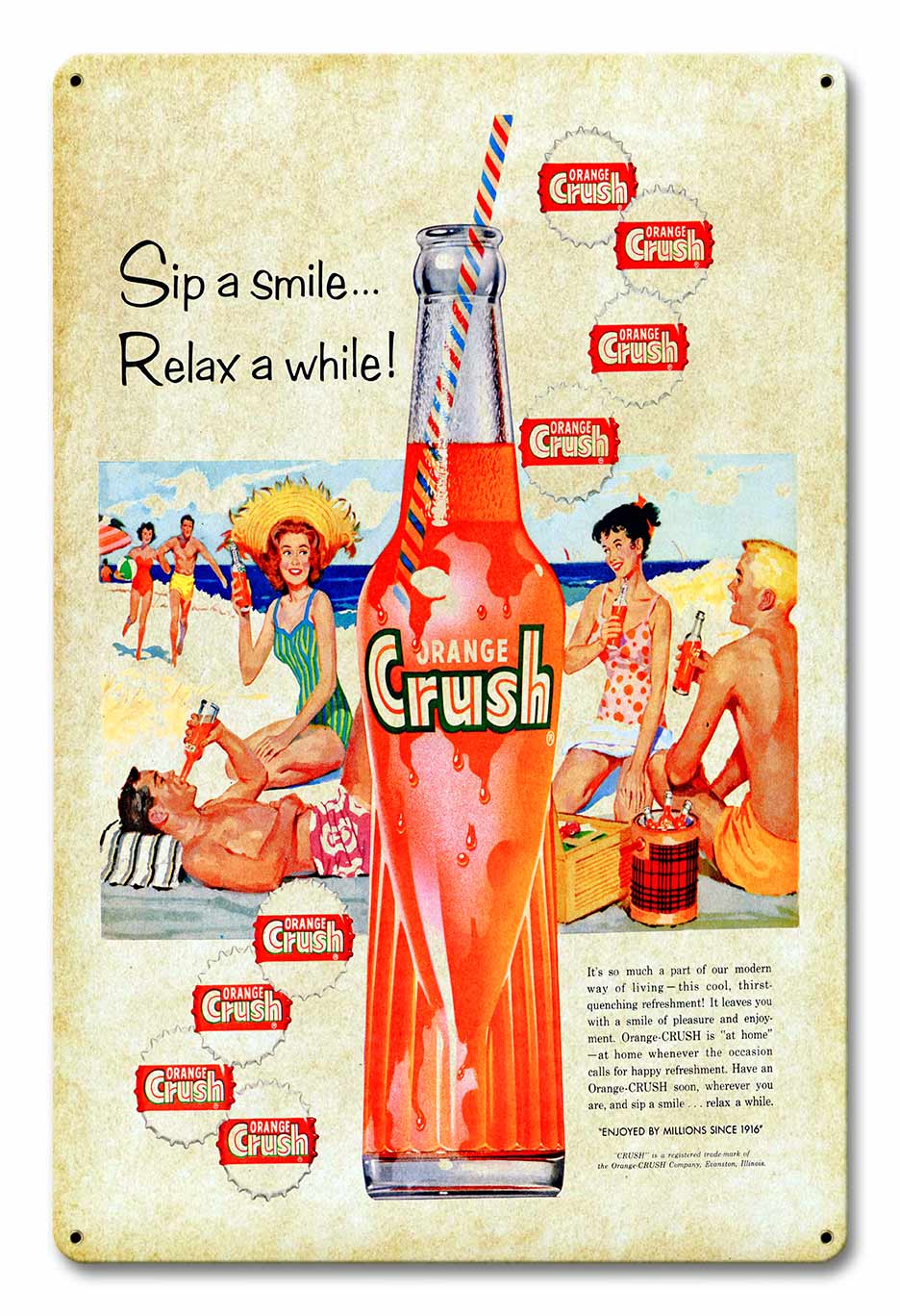 Orange Crush 12 x 18 Satin