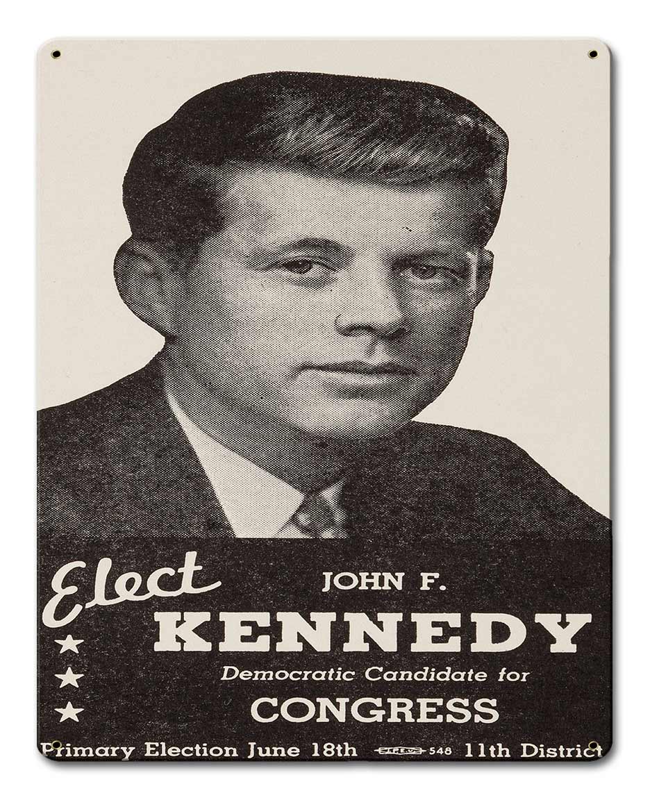 Kennedy For Congress 1946 12 x 15 Satin