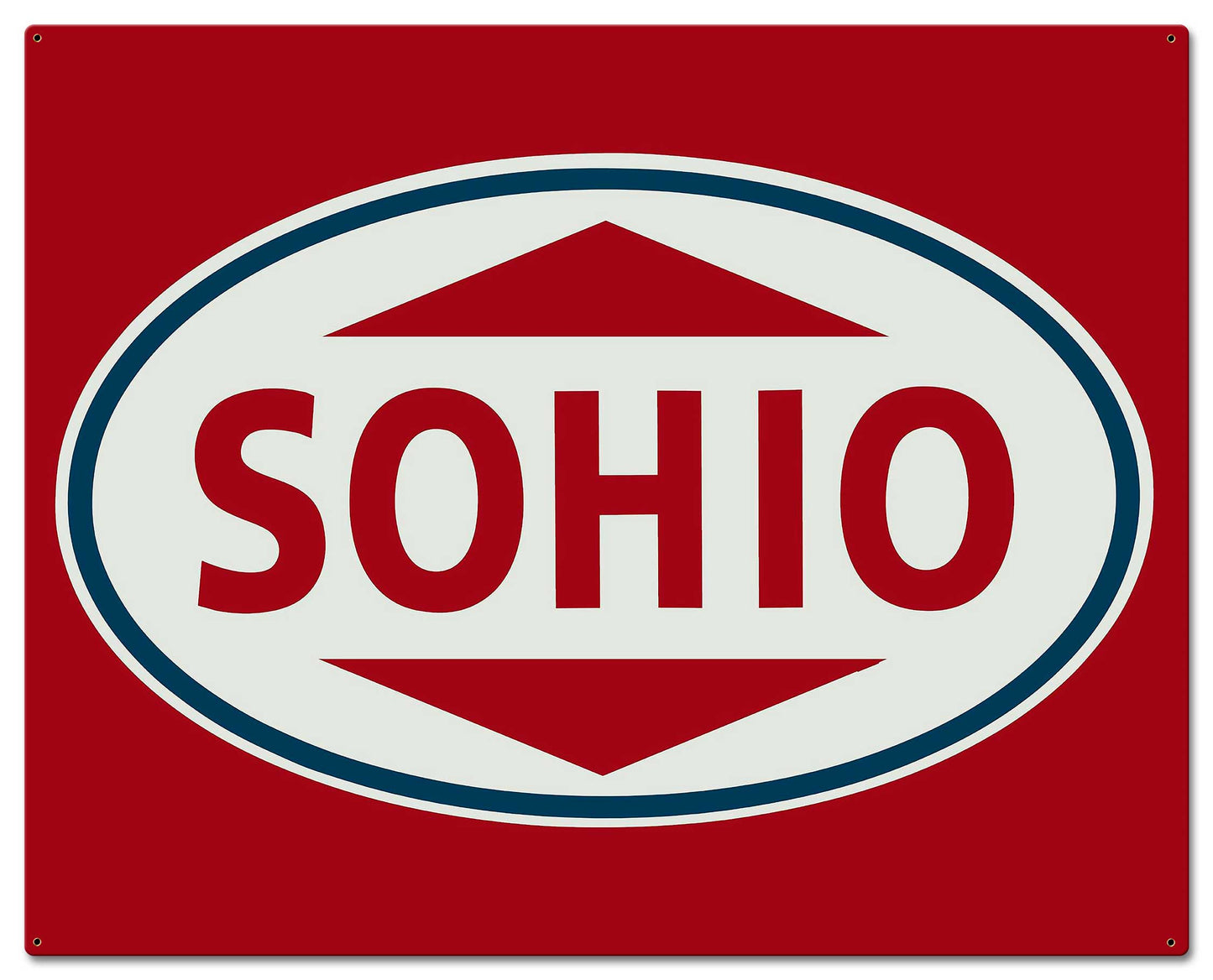 Sohio Red 30 x 24 Custom Shape