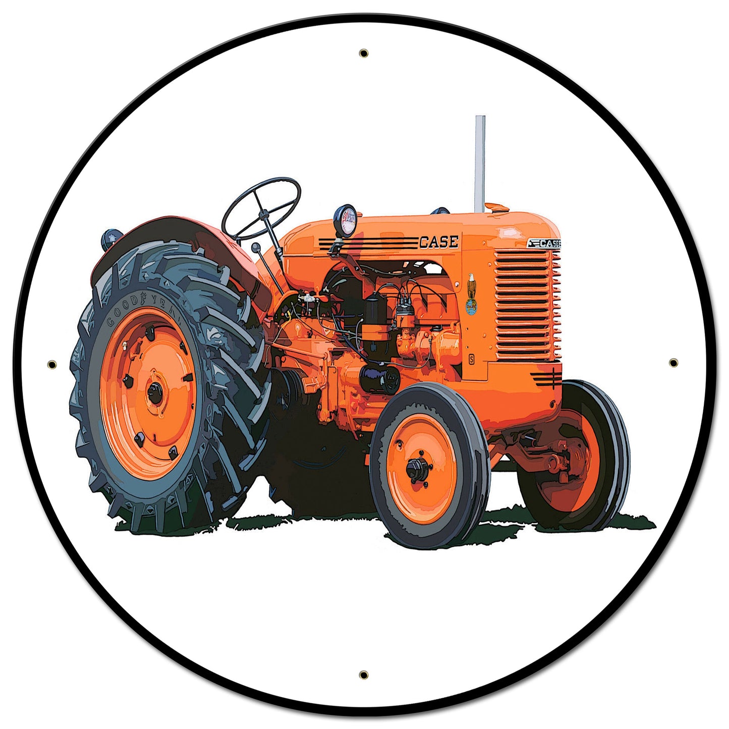 Case Tractor Model S 28 X 28 vintage metal sign
