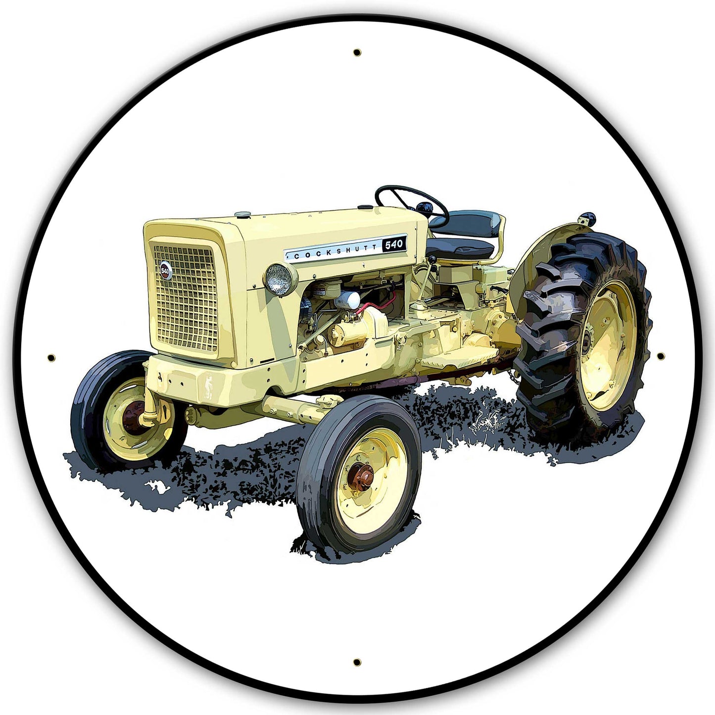 Cockshutt 540 Tractor 28 X 28 vintage metal sign