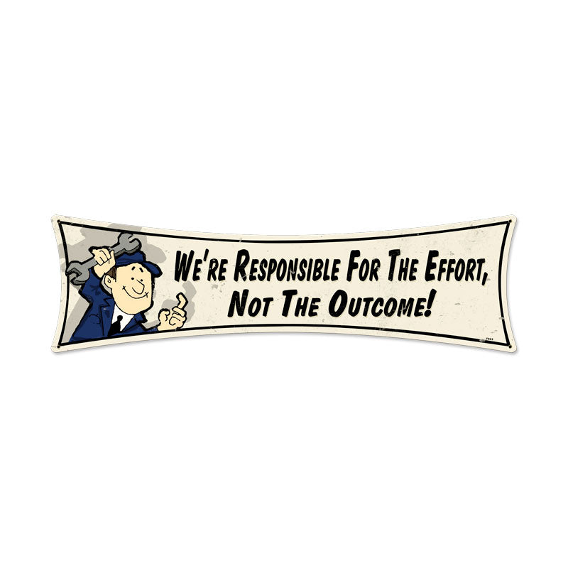 Responsible Vintage Sign