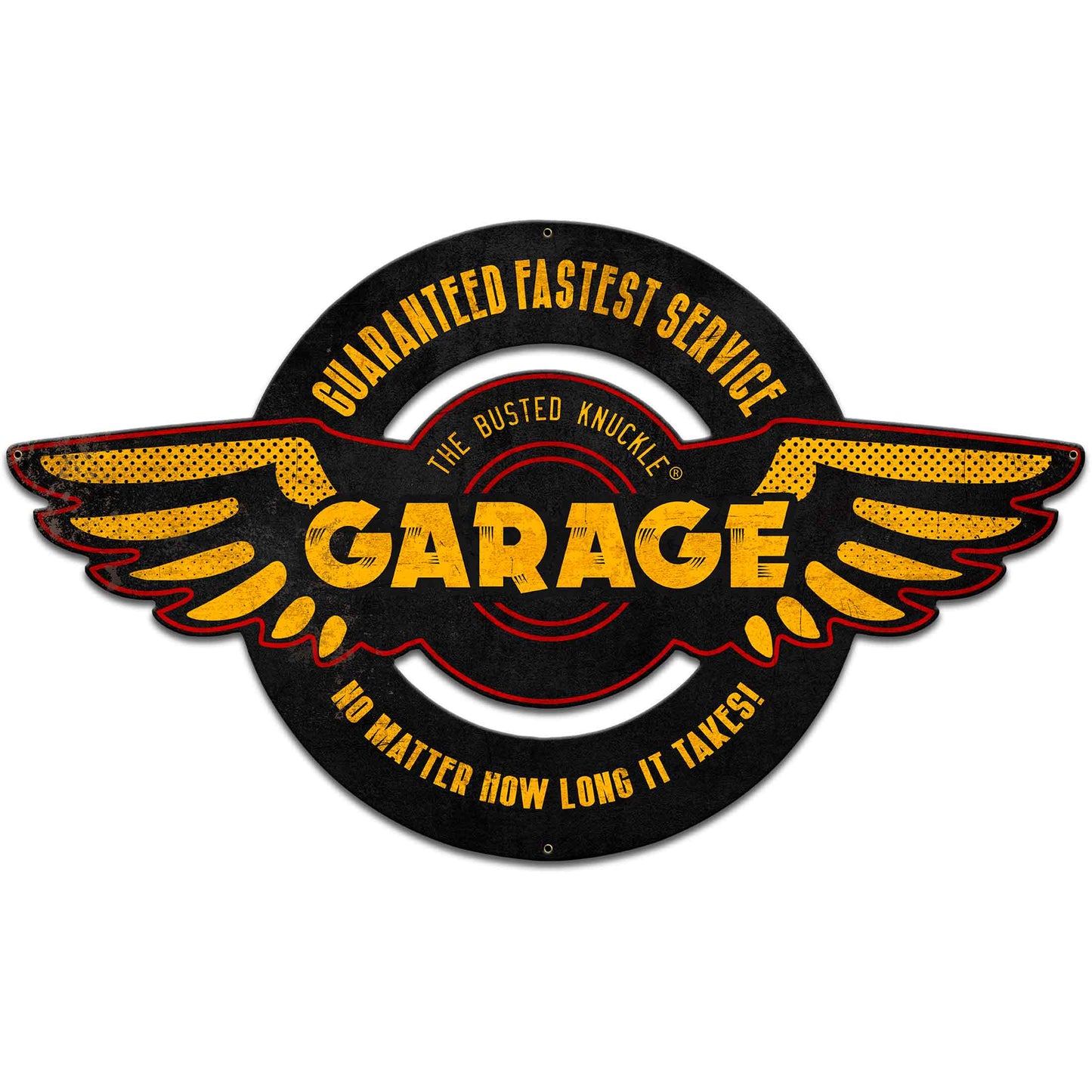 Fastest Service Wings 27 x 16 Custom Shape