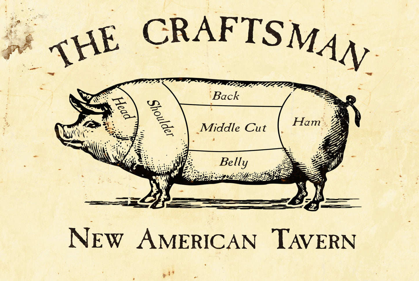 CAL318 - 36 X 24 CRAFTSMAN VINTAGE SIGN