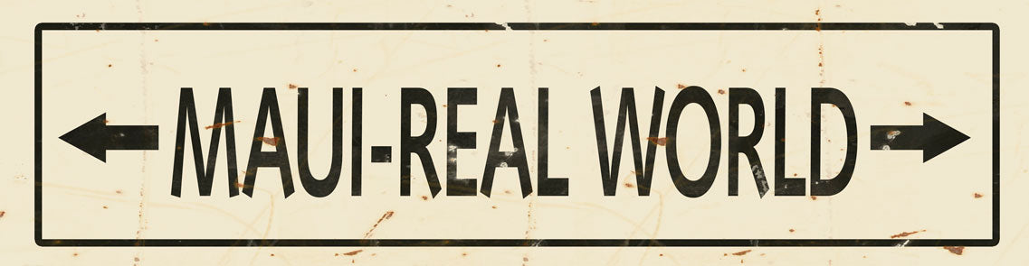 CAL372 - 5 X 20 VINTAGE - MAUI REAL WORLD ARROW - CRM/BLK
