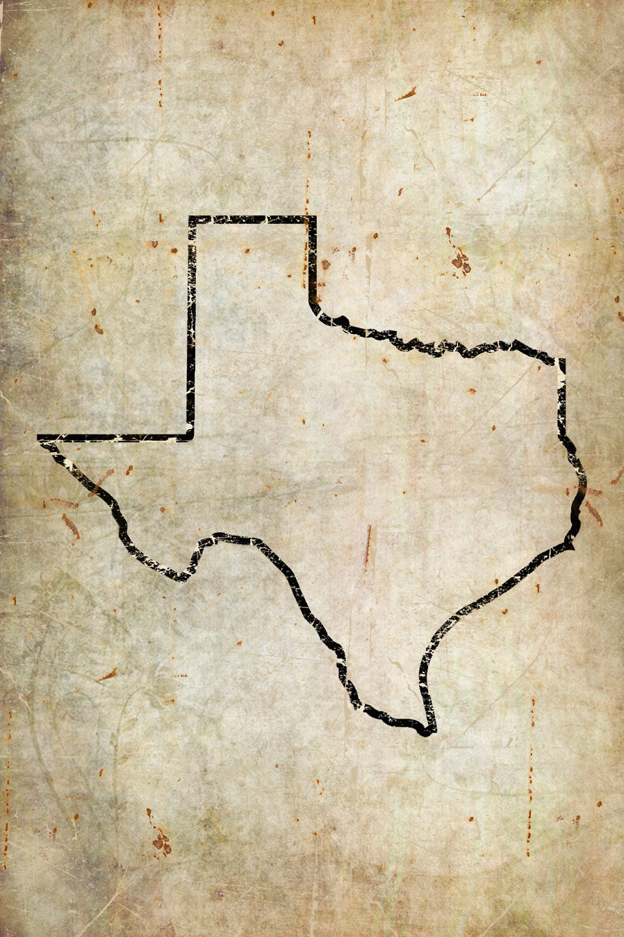 CAL421 - 24 X 16 TEXAS VINTAGE SIGN