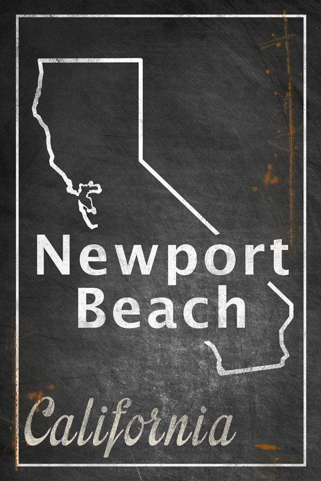 CAL472 - 16 X 24 CALIF CHALKBOARD VINTAGE SIGN