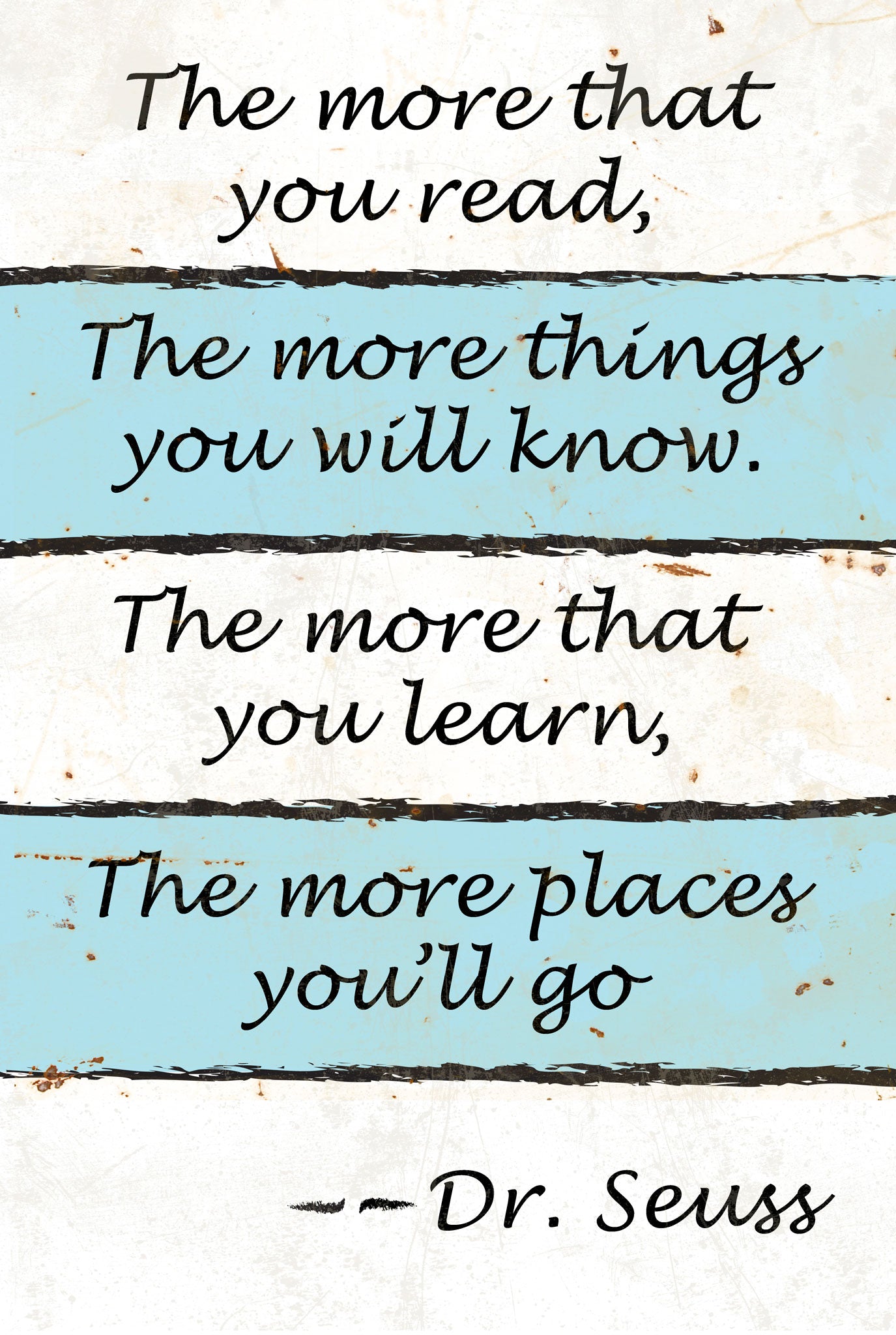 CAL517 - 24 X 36 DR SEUSS VINTAGE SIGN