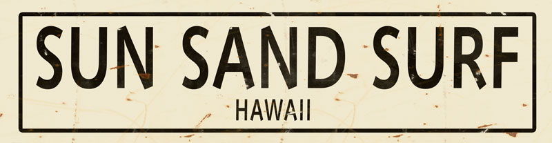 CAL588 - 5 X 20 SATIN - SUN SAND SURF CRM/BLK