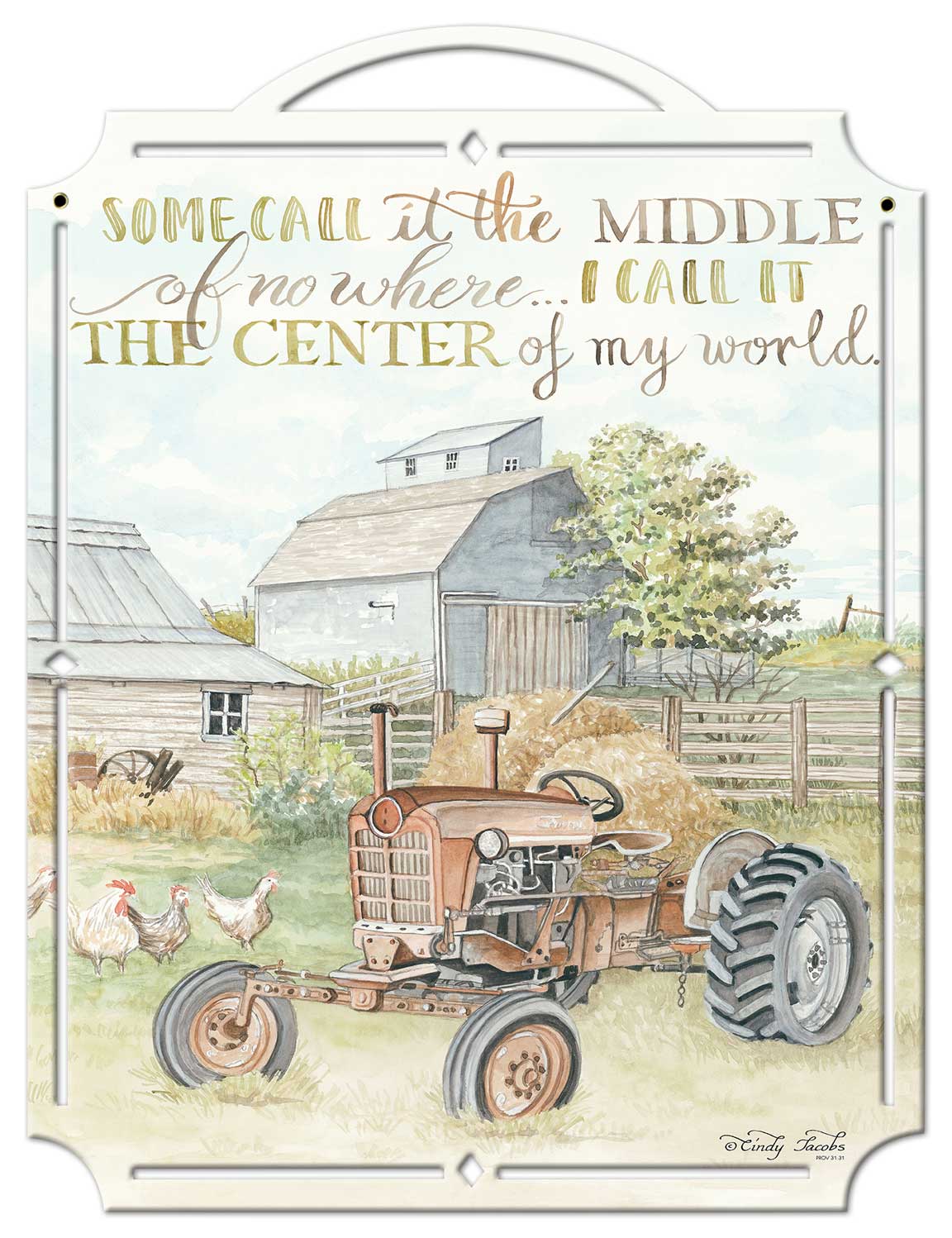 Tractor Everday Vintage Sign