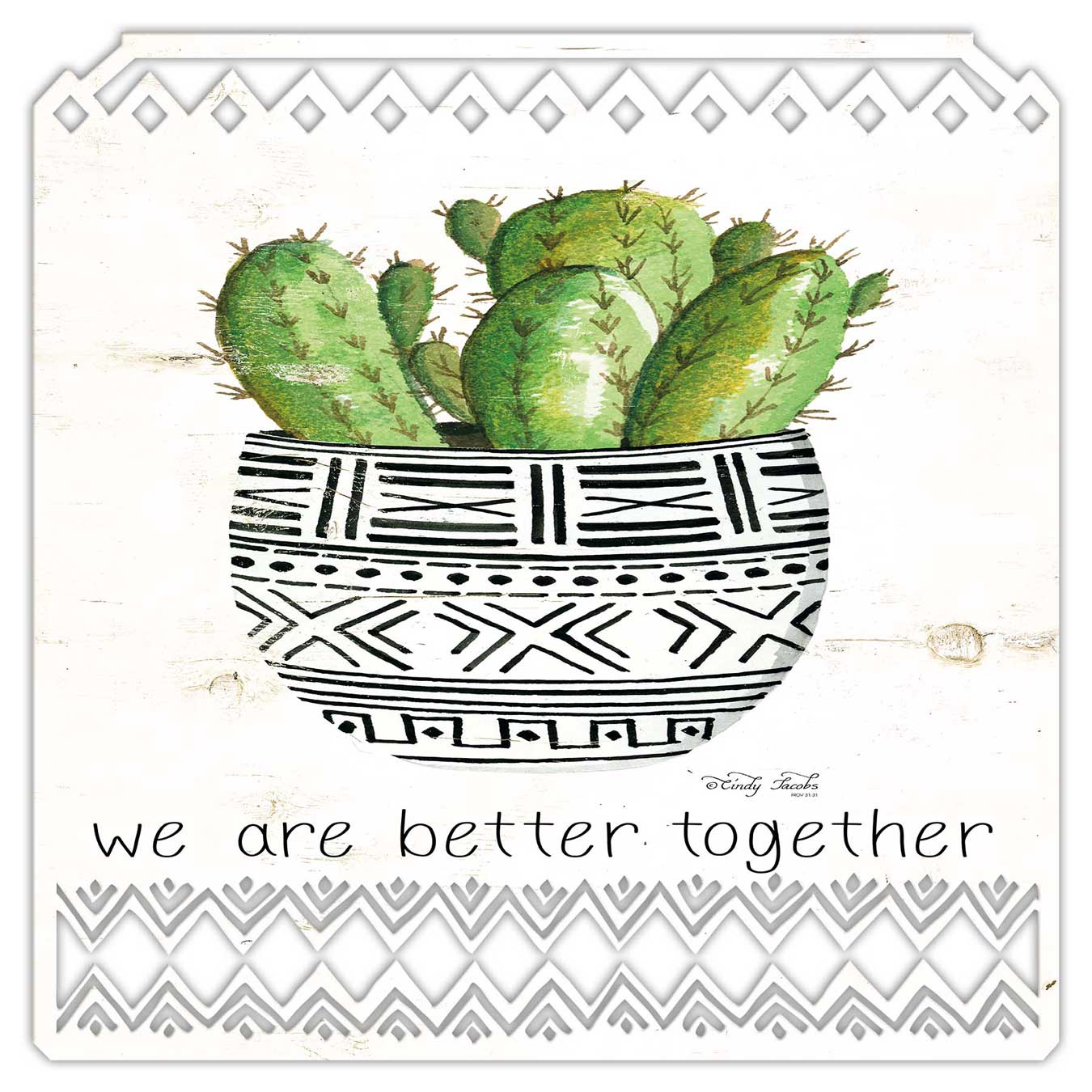 Aztec Pot We Are Better Vintage Sign