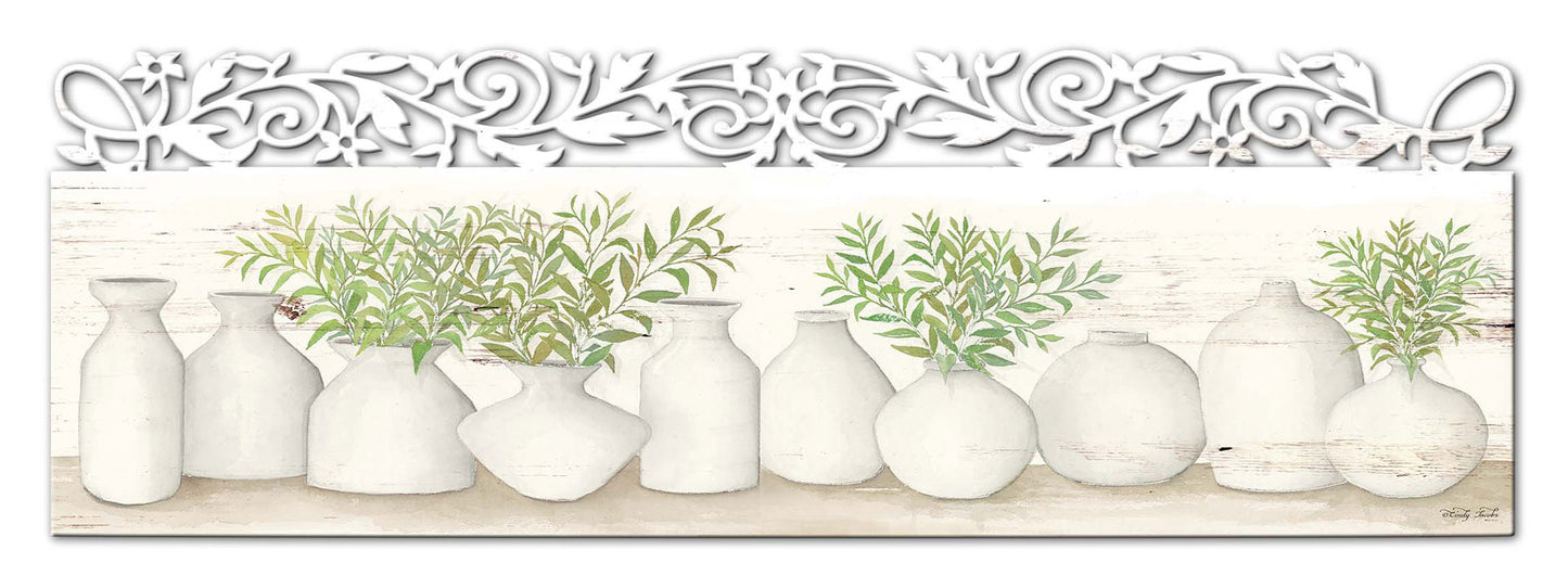 Vases White Vases Greenery Vintage Sign