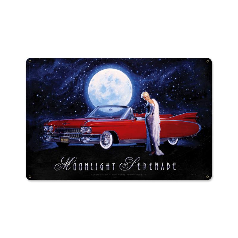 Moonlight Serenade Vintage Sign