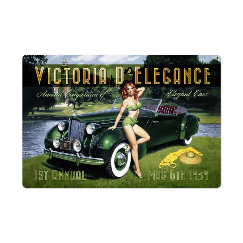 Victoria D Elegance Vintage Sign